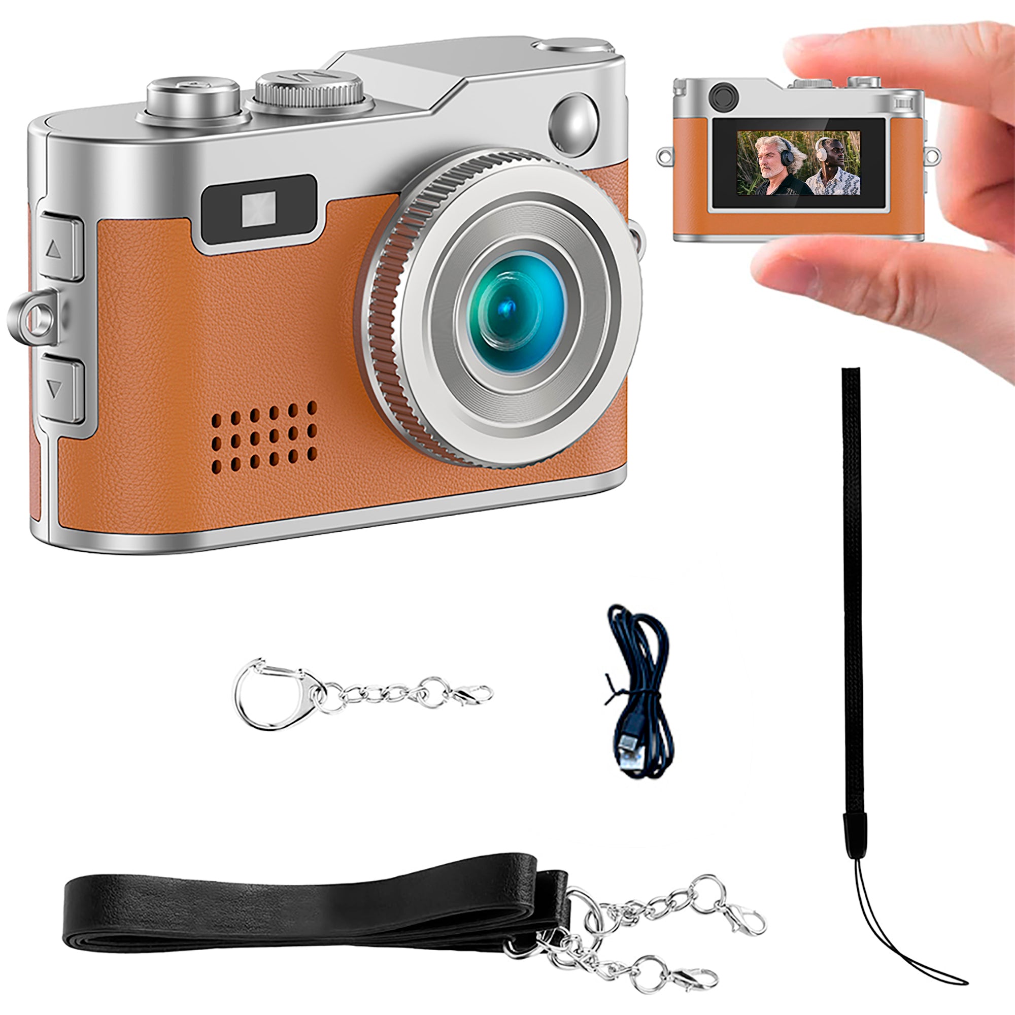 Mini Camera Brown