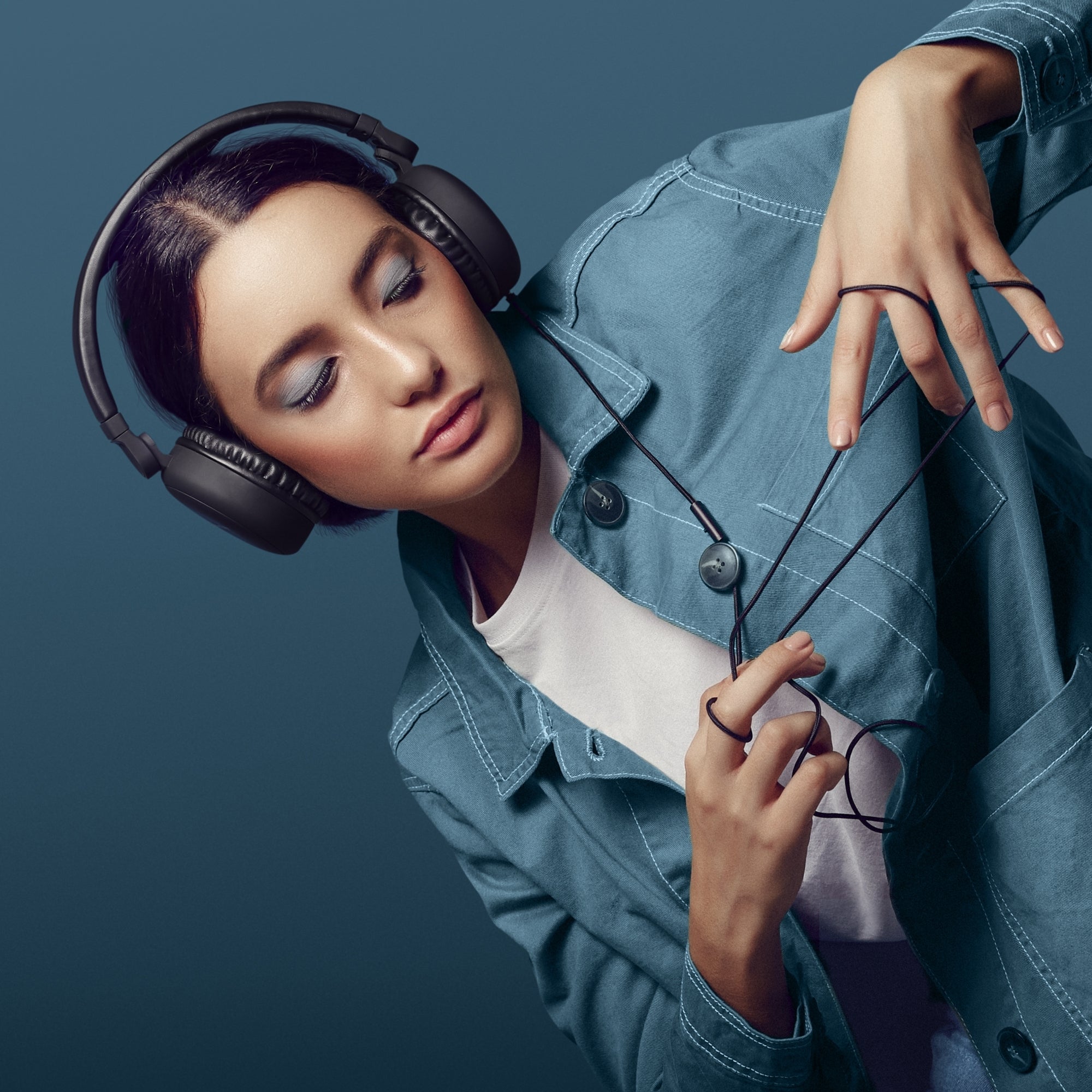 Headphones Style 1 Talk Midnight black