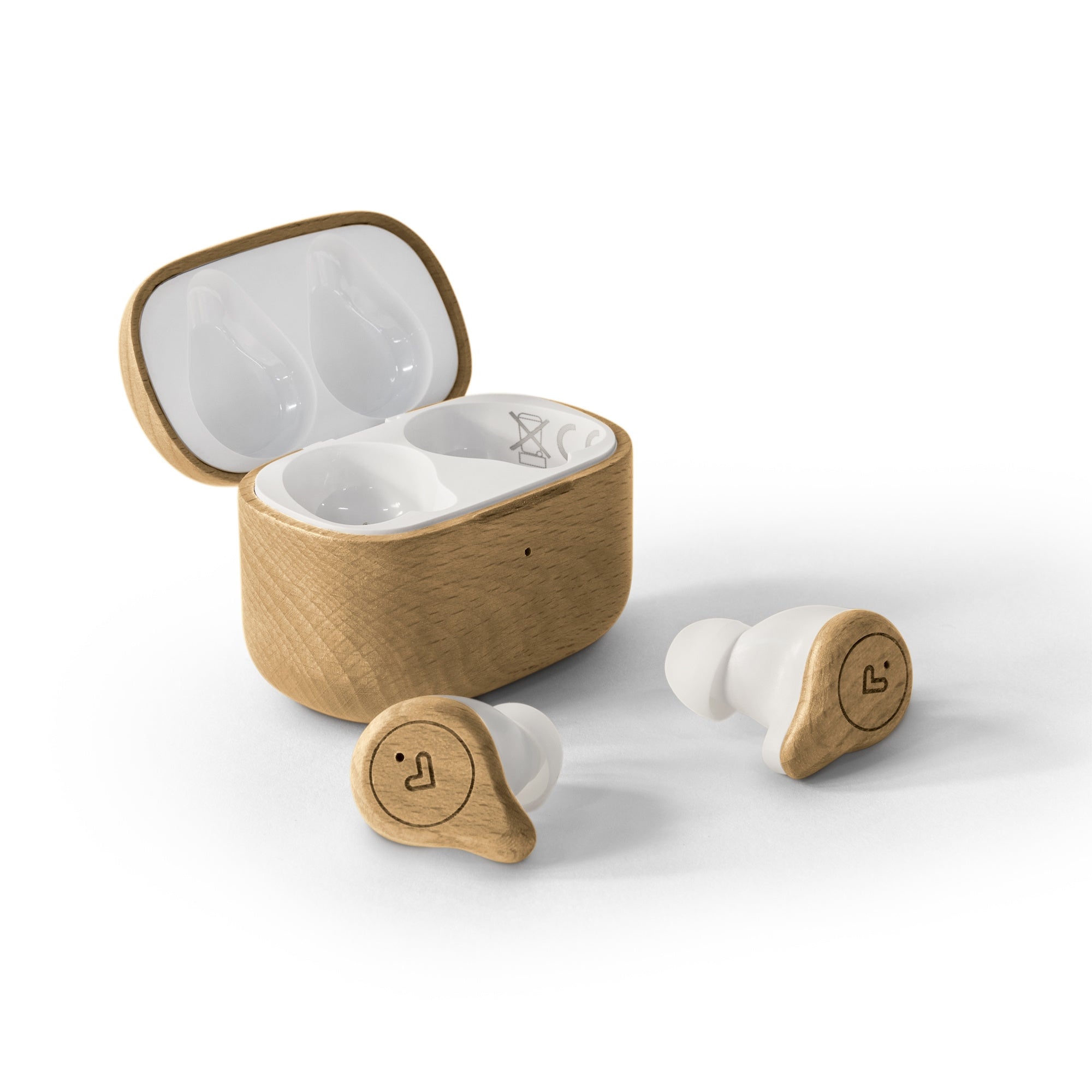 Earphones Eco True Wireless Beech Wood