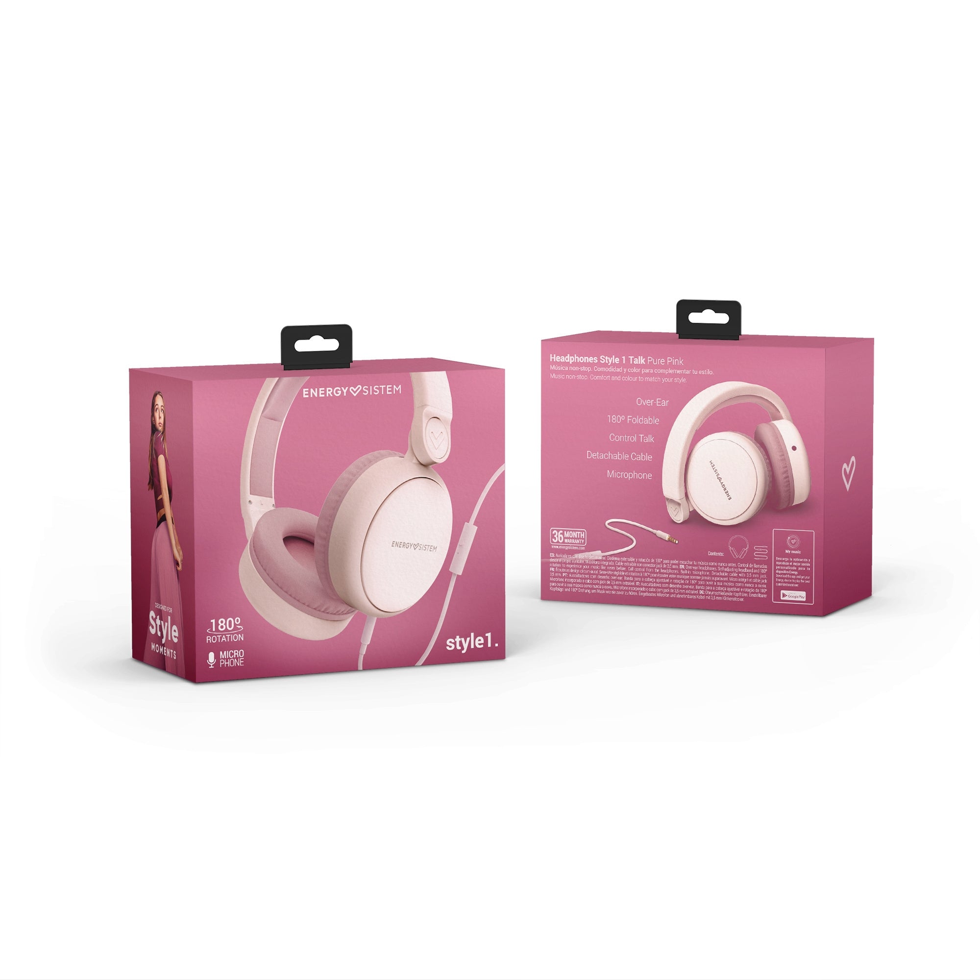 Headphones Style 1 Talk Midnight black