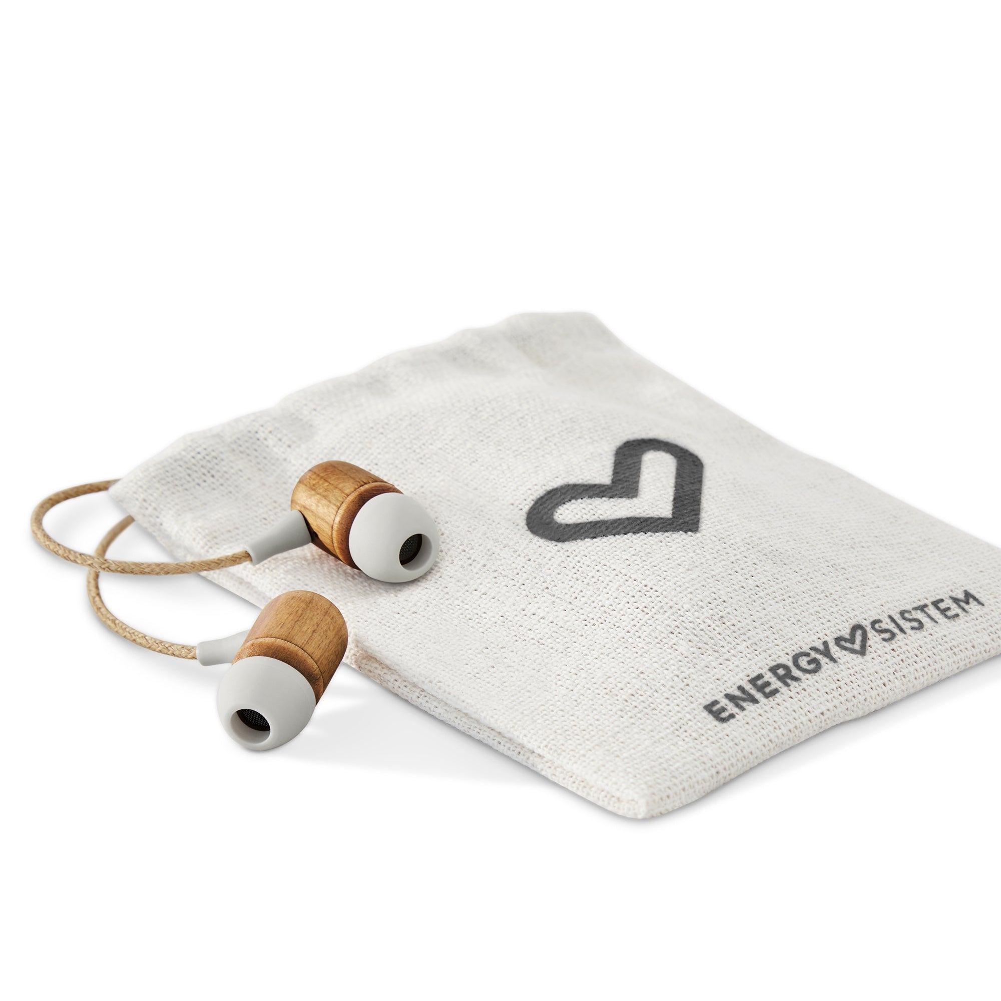 Earphones Eco Cherry Wood