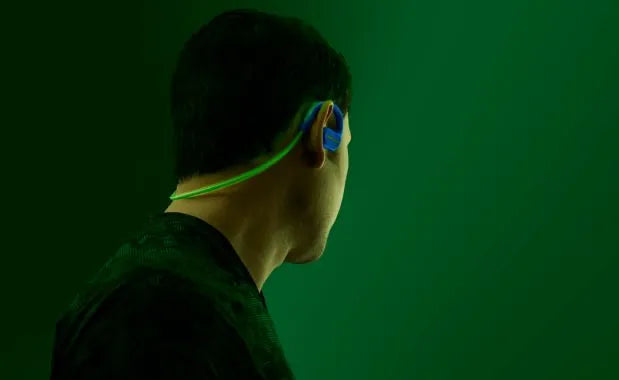 Corre con seguridad, auriculares inalámbricos con luces LED