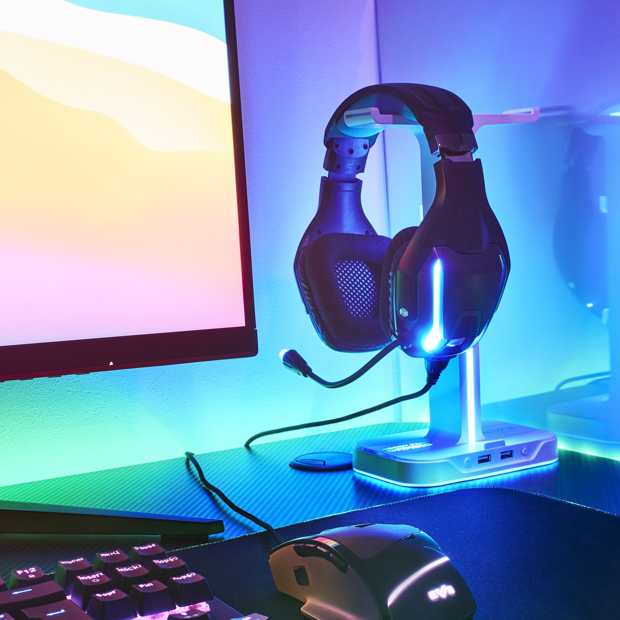 Gaming Headset Stand ESG S3 DUO