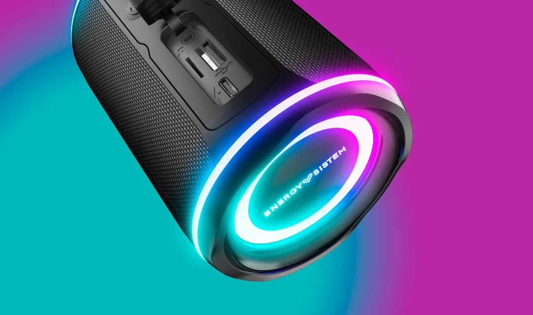 Luces RGB altavoz Bluetooth Supernova