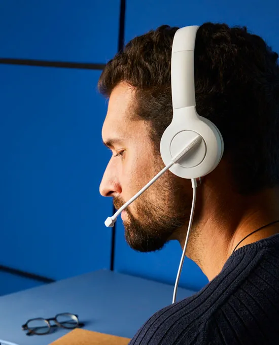 Auriculares diadema con cable