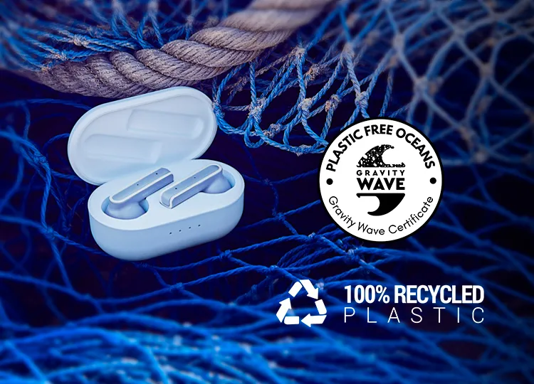 100% recycelter Kunststoff