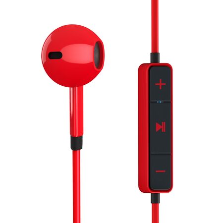 Earphones 1 Bluetooth Red