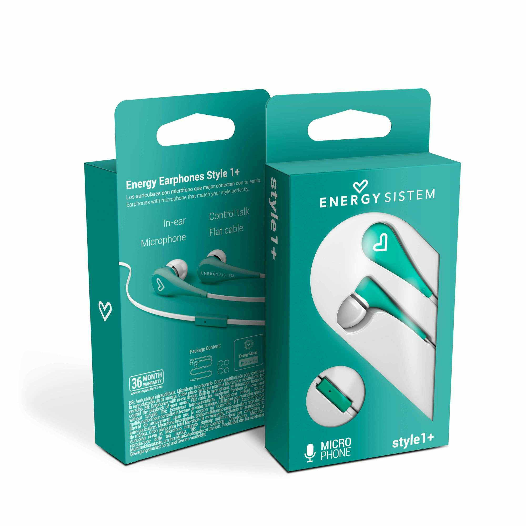 Earphones Style 1+ Mint