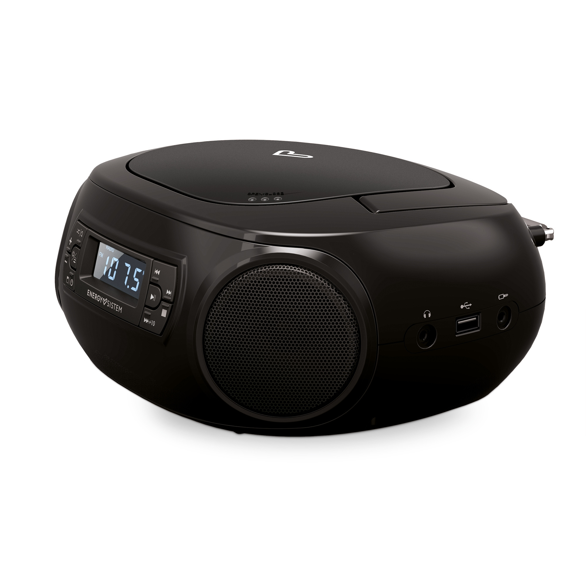 Bluetooth, CD Player, USB MP3 Player, FM Radio Energy Sistem Altavoz Boombox 3 