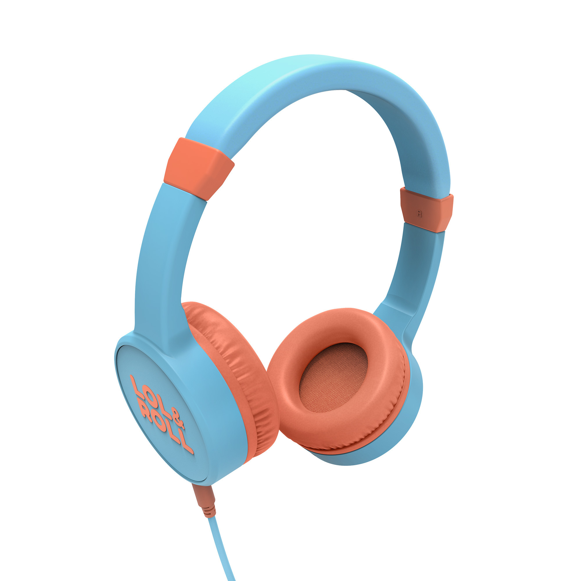 Kids headset with volume control