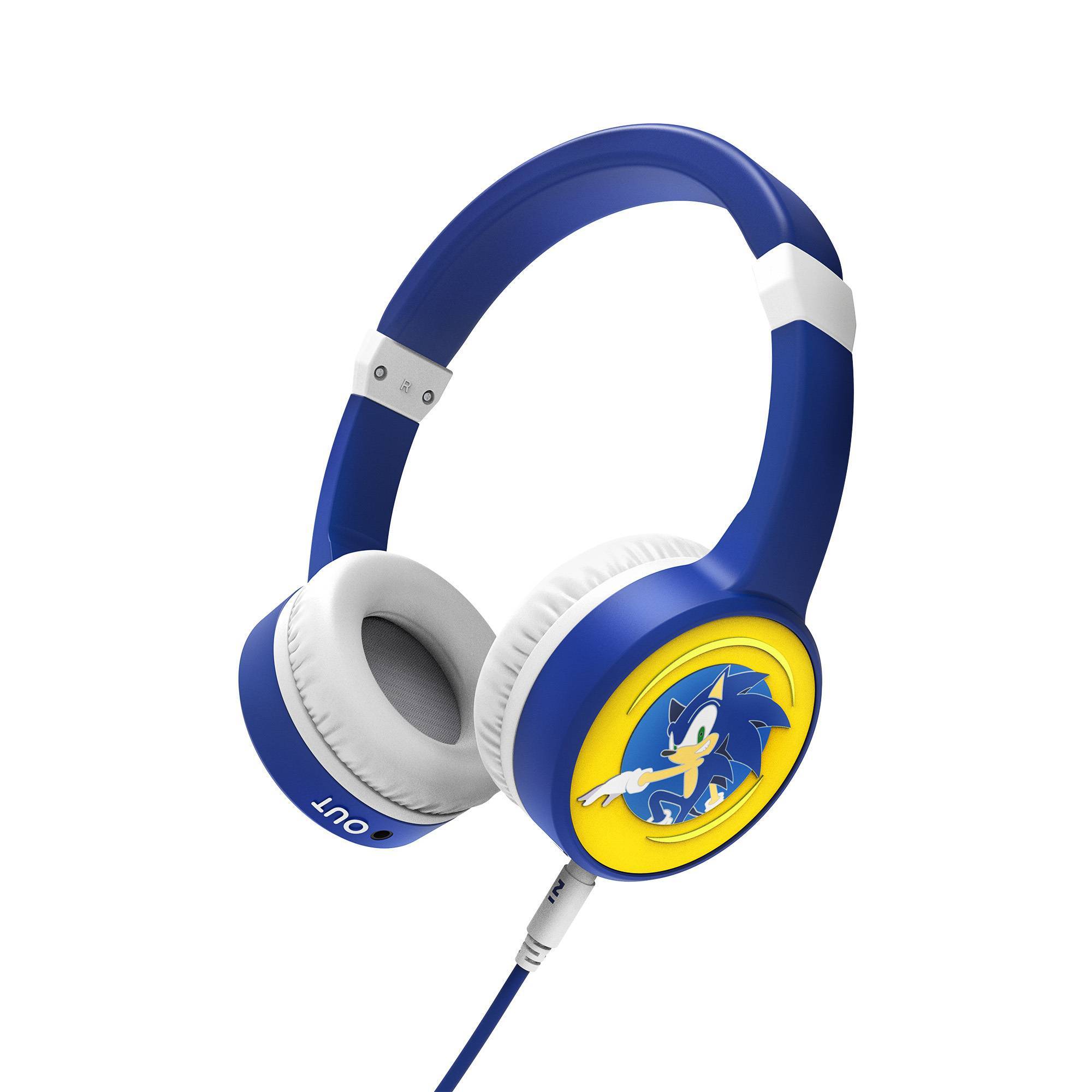 Windows sonic для наушников. Наушники Jazwares Sonic Headphones. Наушники Sonic 1. Синие наушники. Sonic наушники беспроводные.