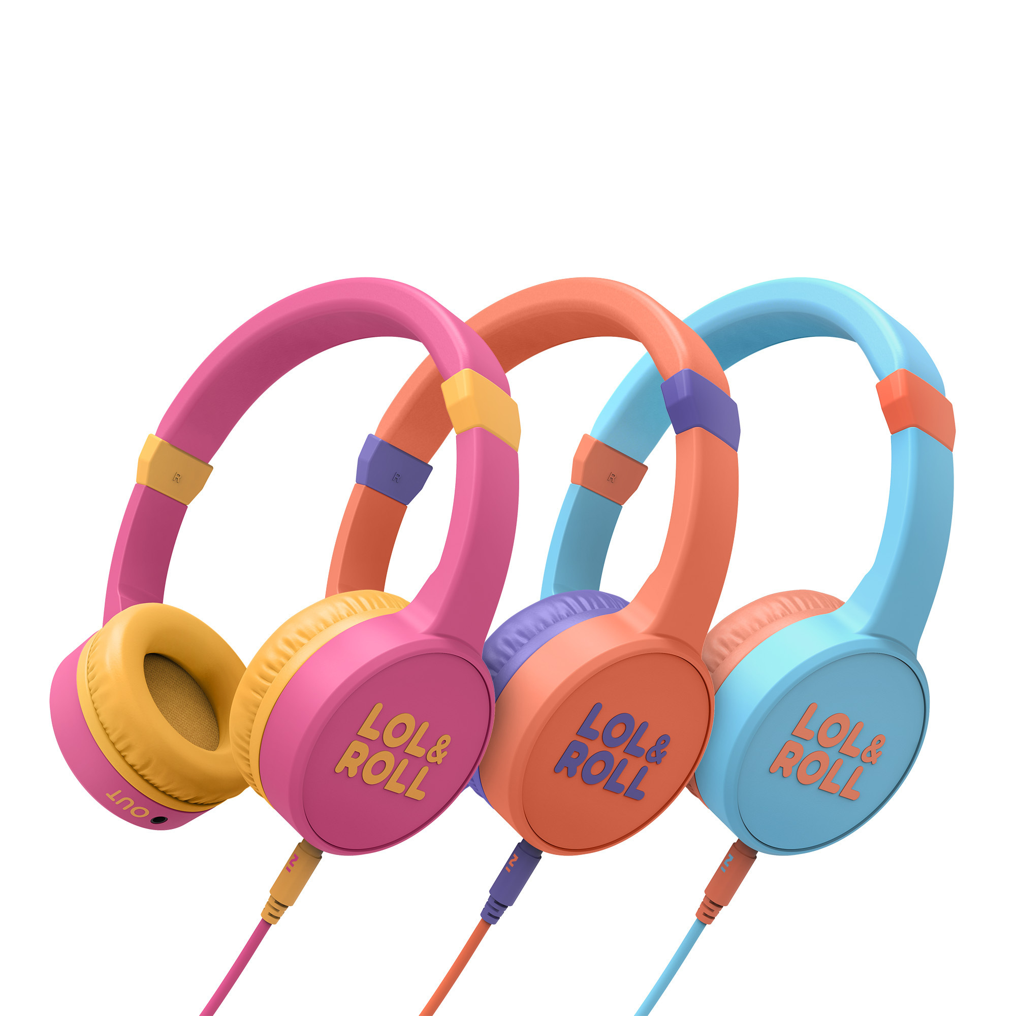 Auriculares Lol&Roll Pop Kids Headphones para niños