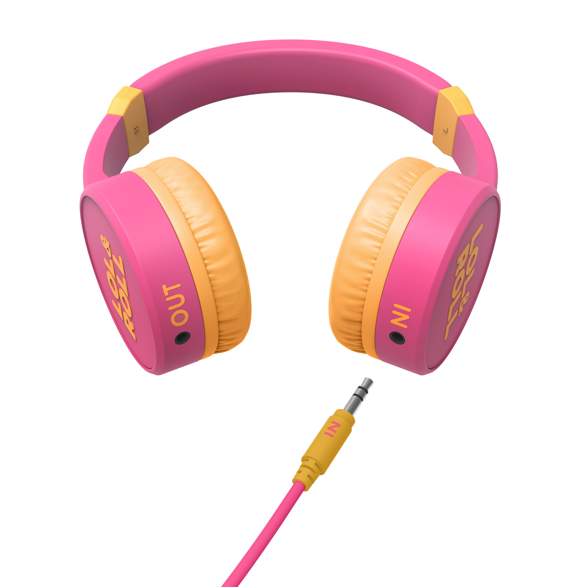 Children's music headset with detachable cable