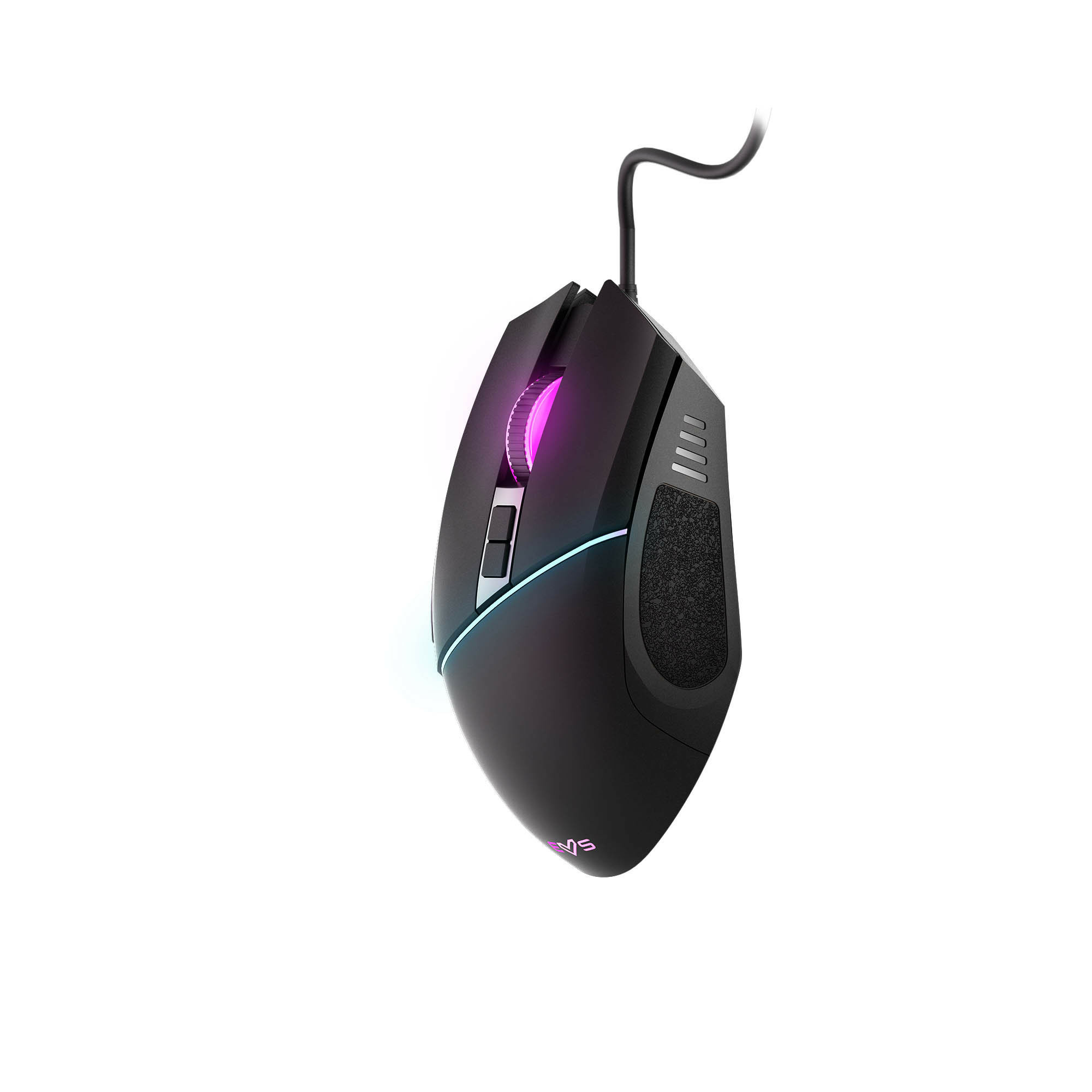 Gaming mouse with buttons which can be programmed via software