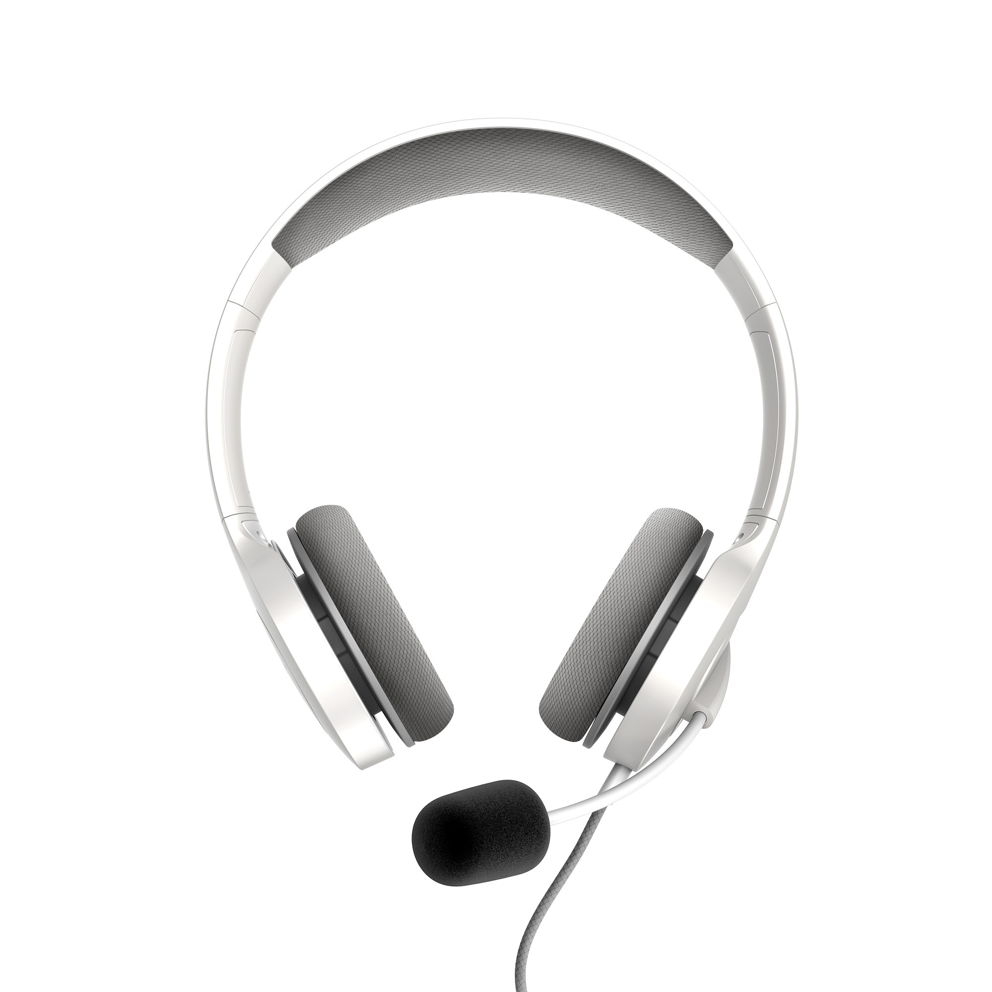 Headset with memory foam pads to make calls