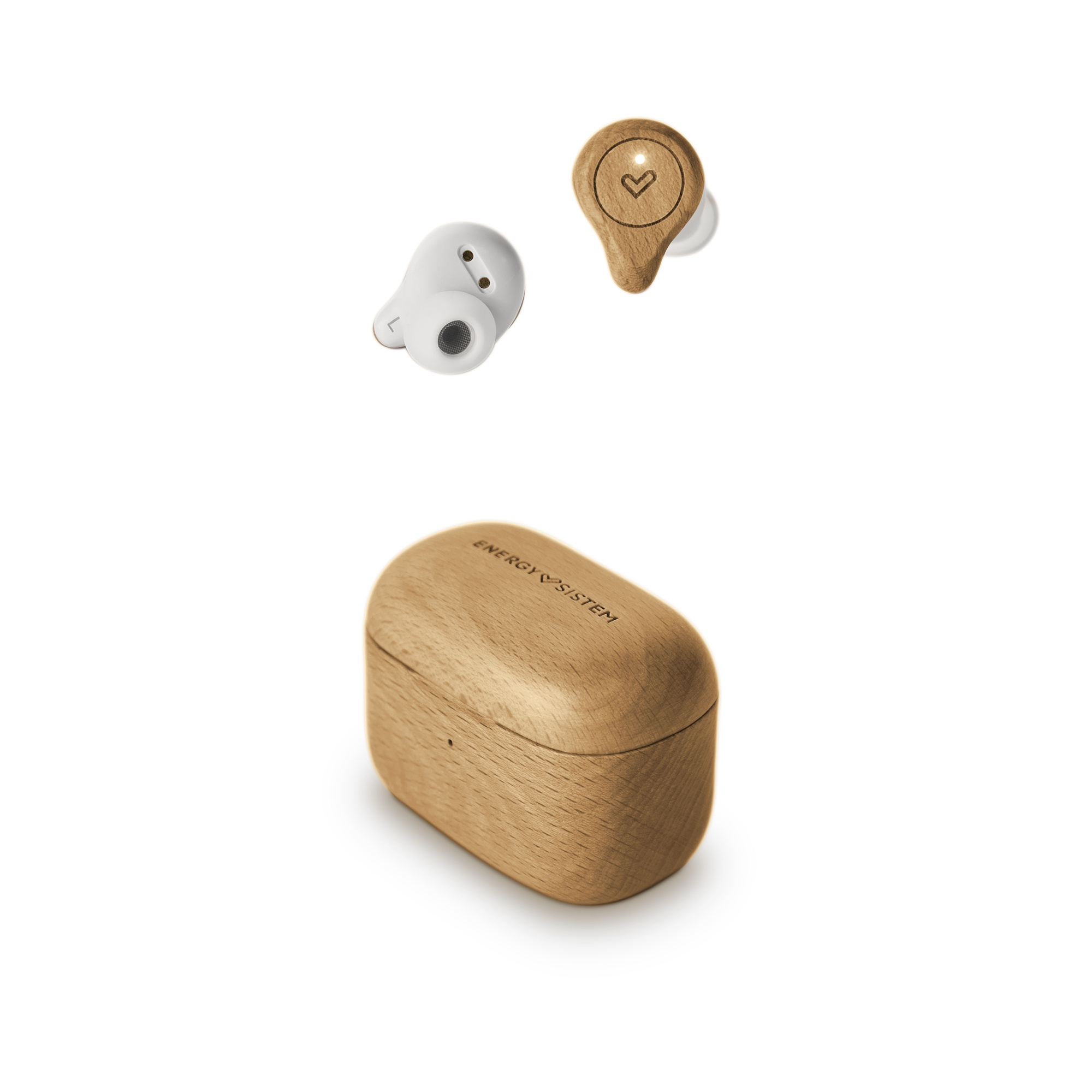 Earphones Eco True Wireless Beech Wood