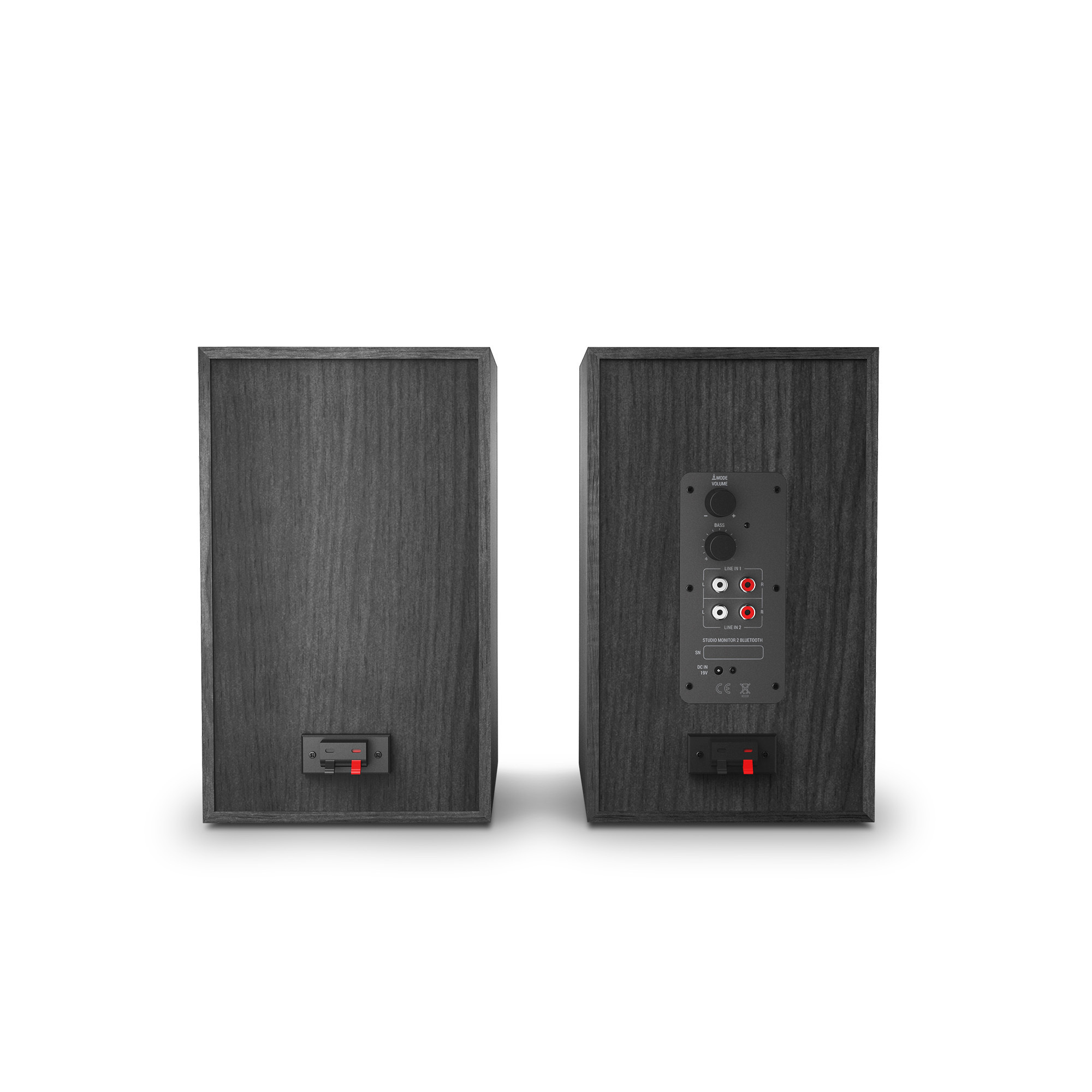 Enceinte Bluetooth en bois avec double entrée RCA