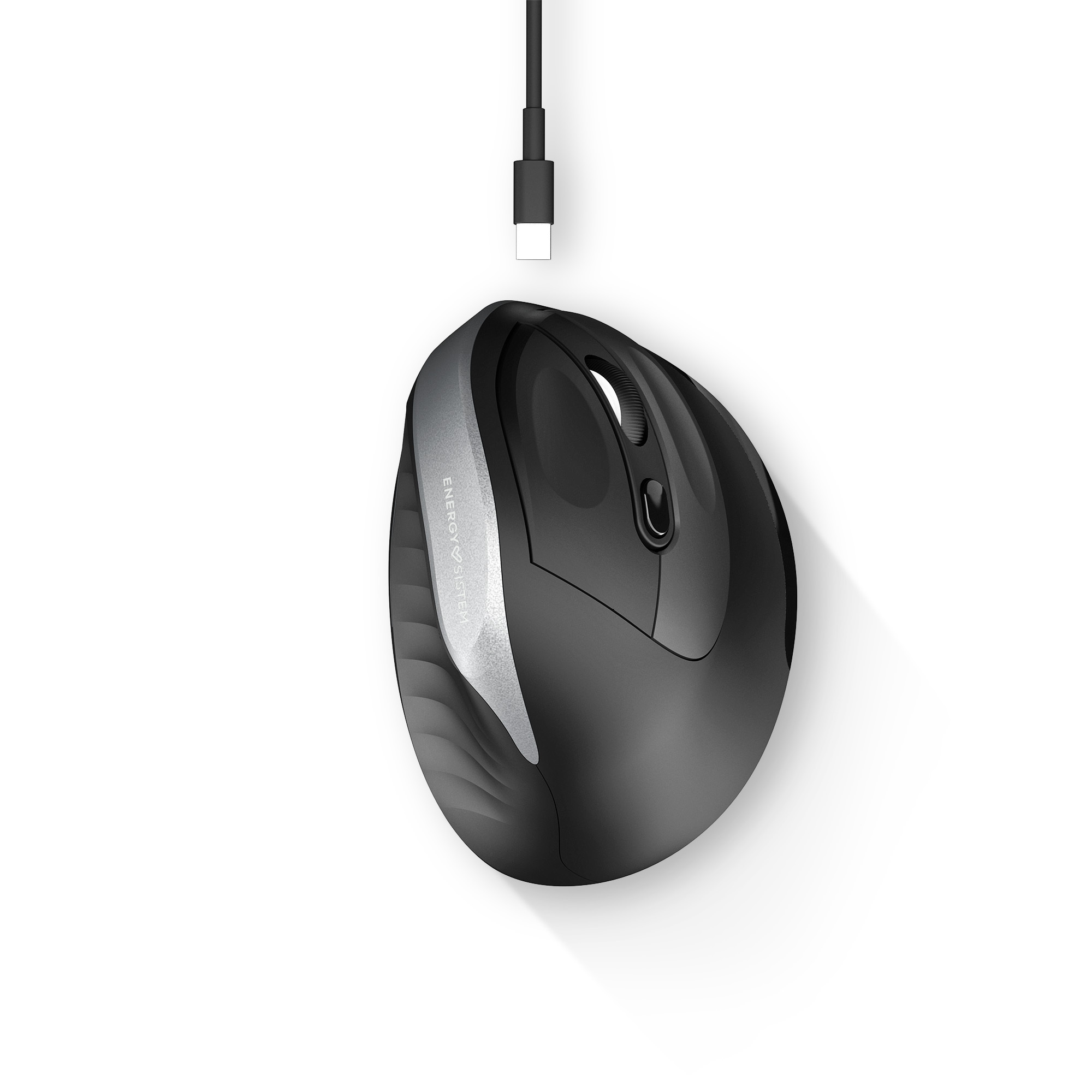 Souris ergonomique avec connexion sans fil RF plug-and-play