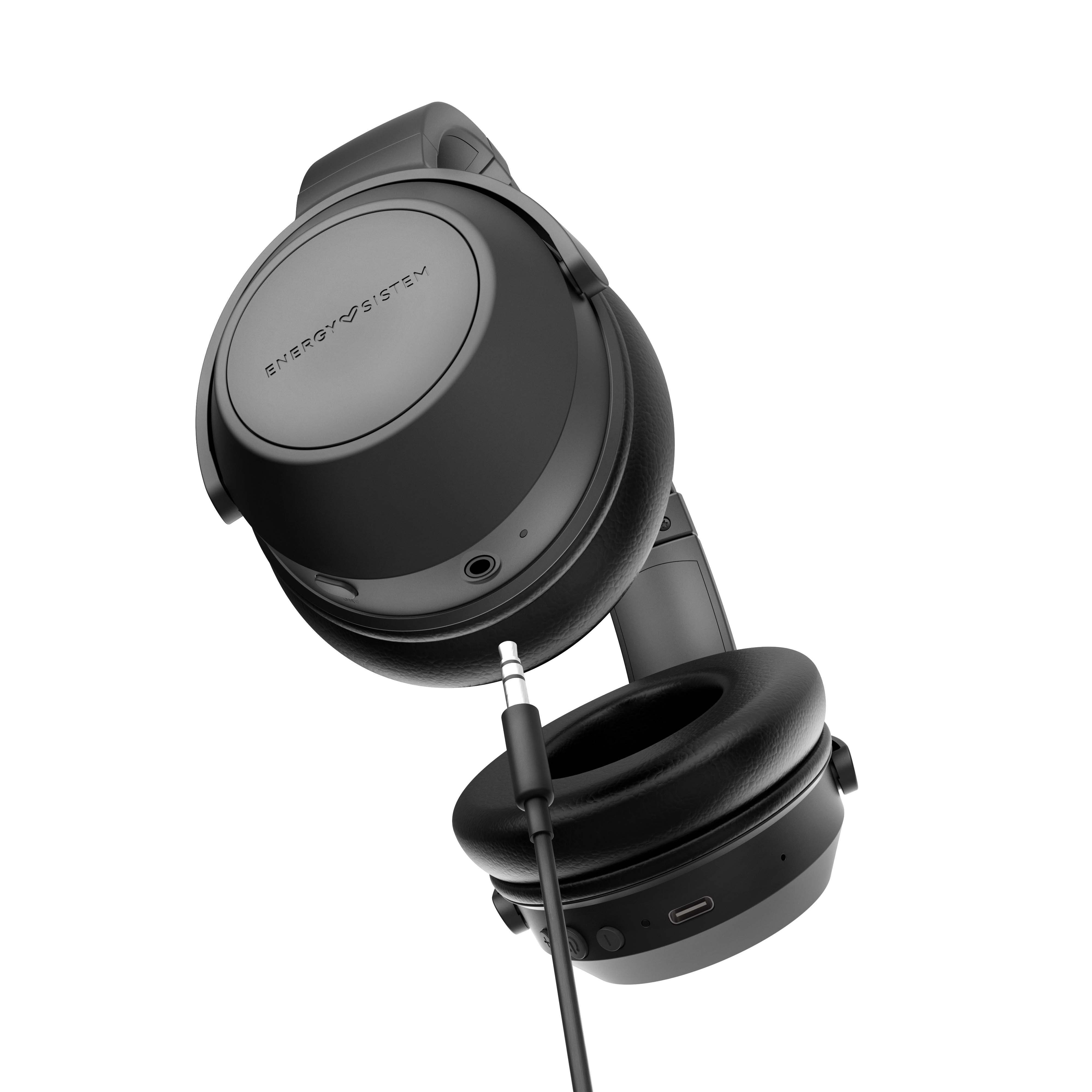 Energy Sistem Headphones BT Travel 6 ANC Auriculares Aislamiento del Ruido  Exterior al máximo Cascos Inalámbricos (
