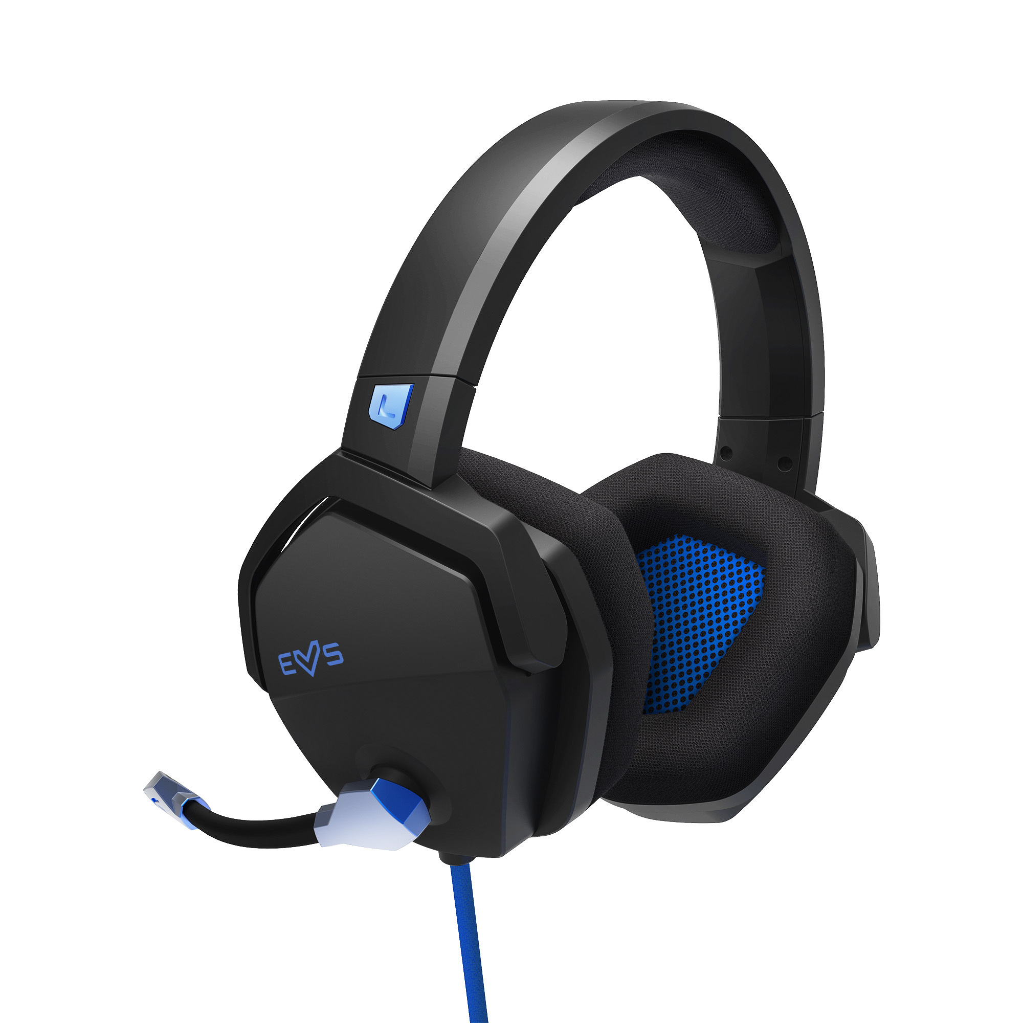 Gamer headset with deep, powerful bass