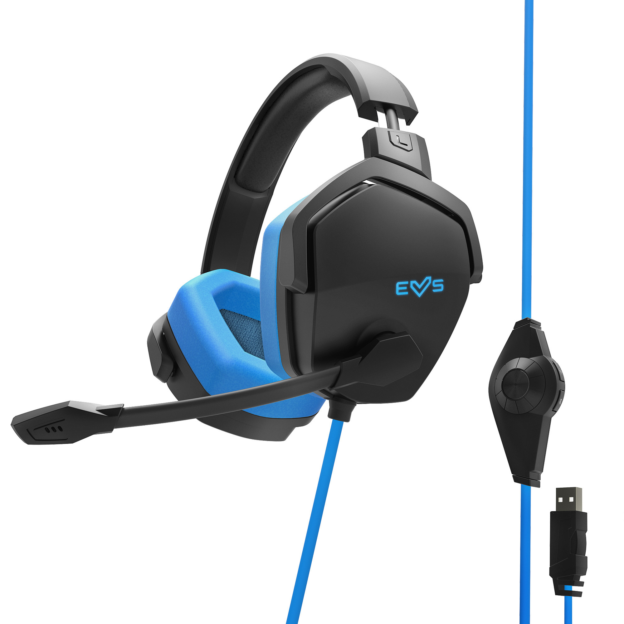 Gaming headset with 7.1 surround sound