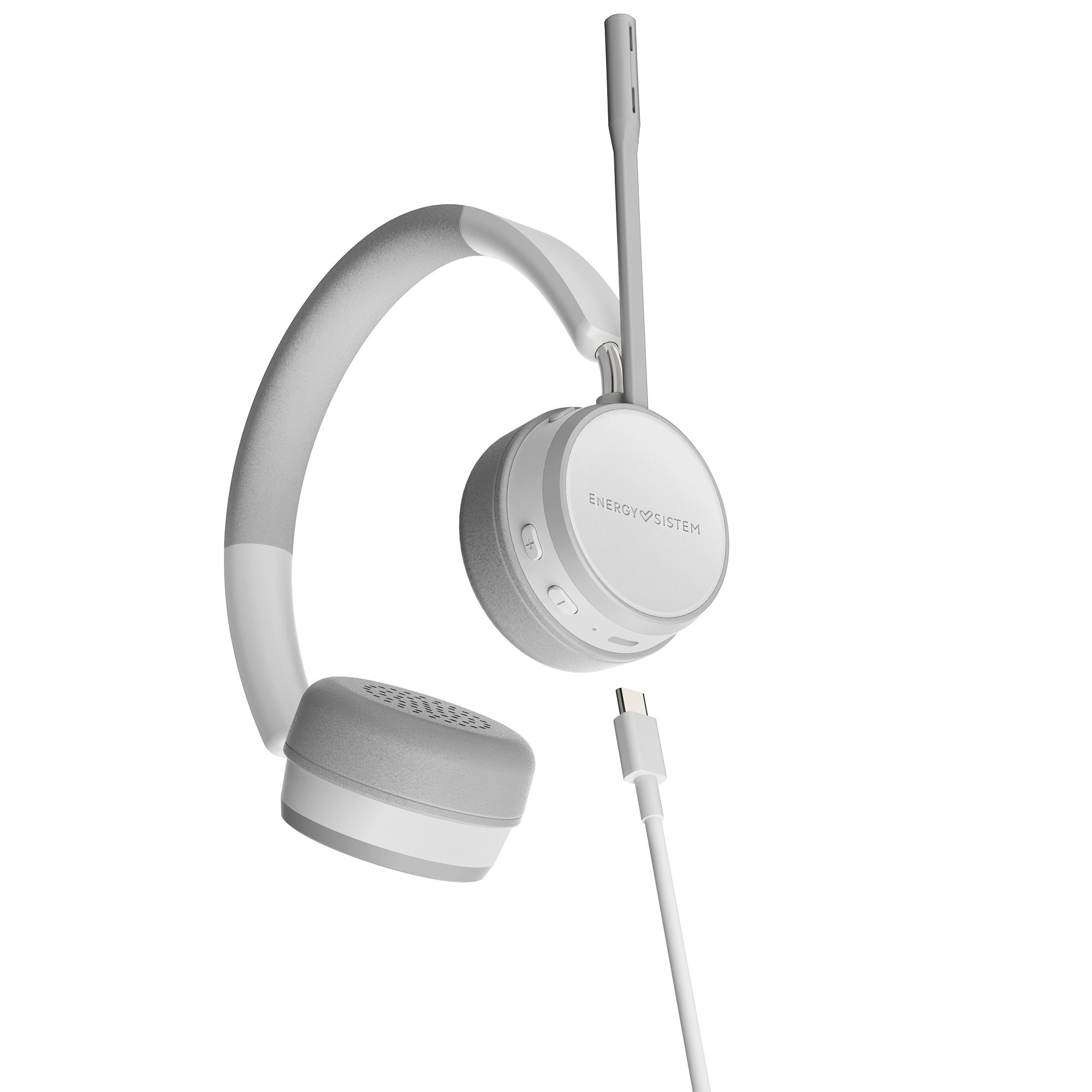 Headset Office 3 White  Auriculares con micrófono de oficina