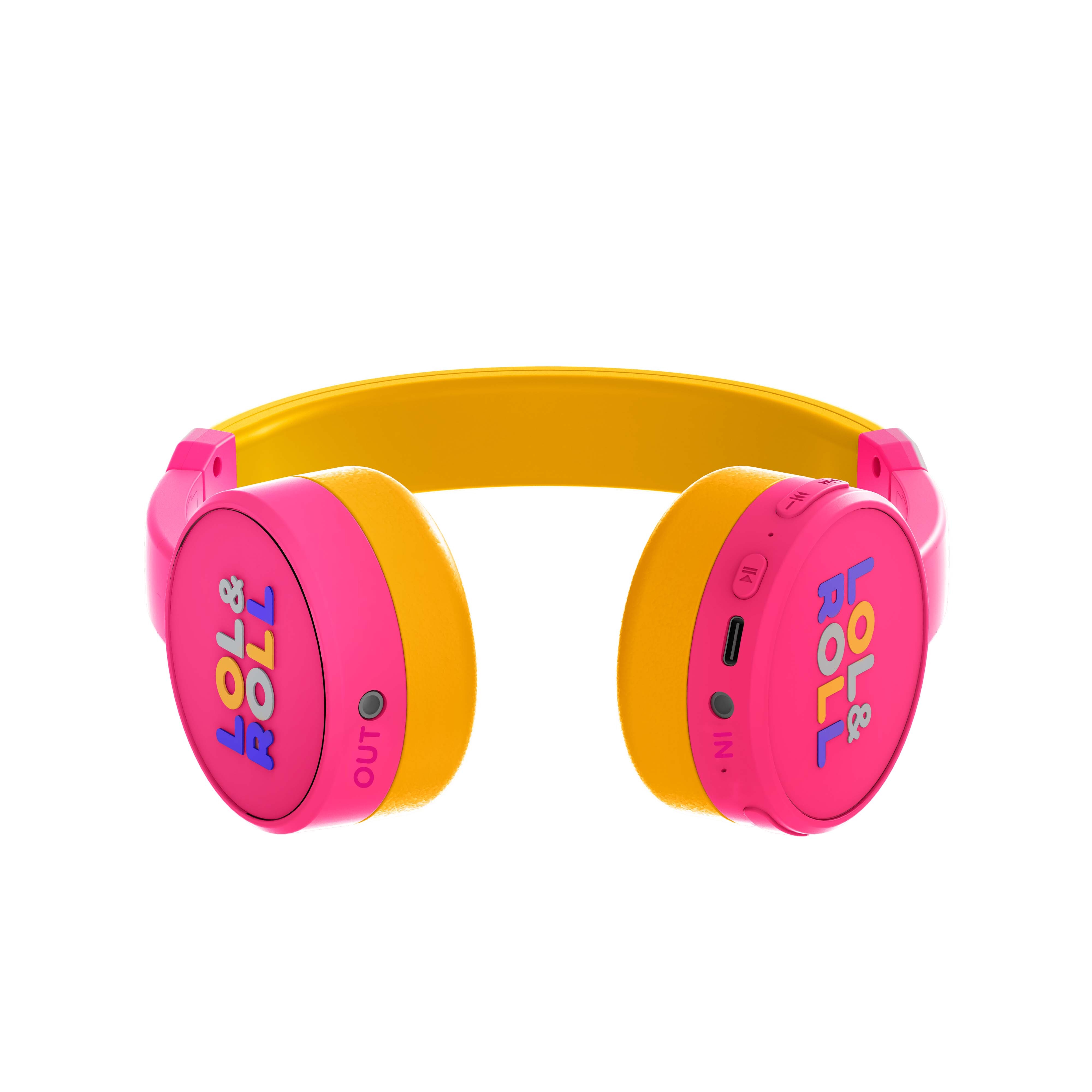 Auriculares inalámbricos - POPITK KLACK, Supraaurales, Bluetooth, Pop It de  Diadema para Niños Rosa