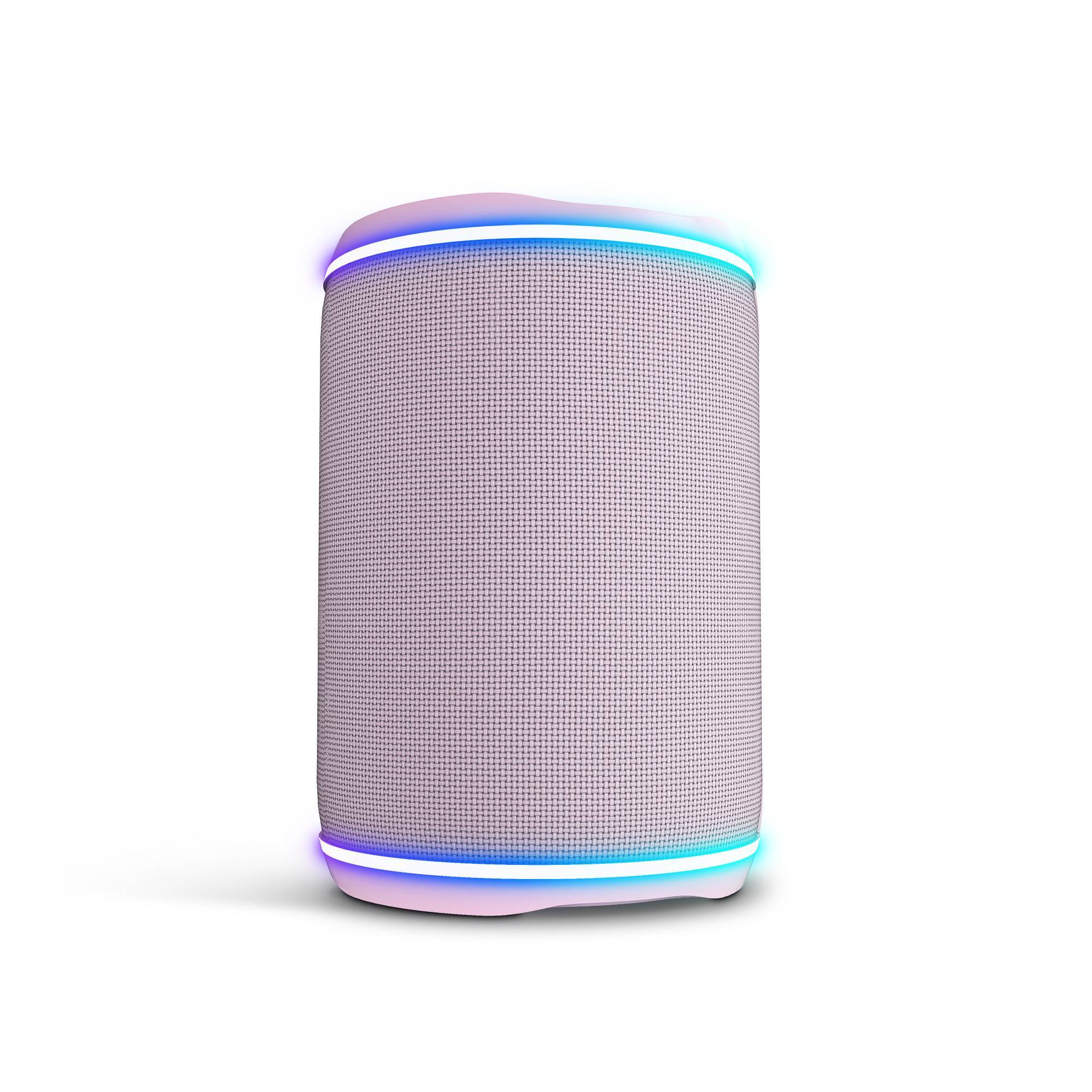 Wireless speaker featuring a range of RGB light sequences