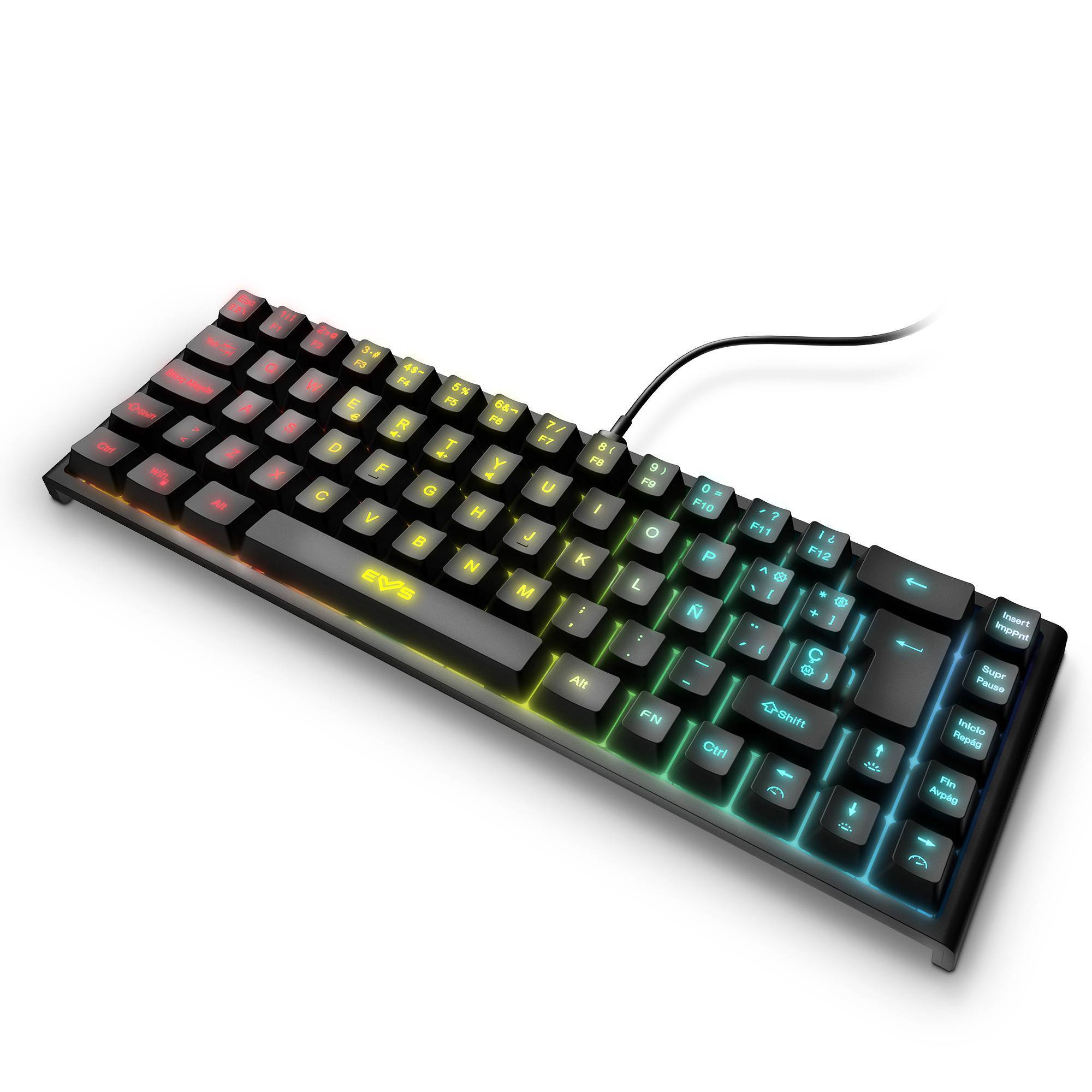 Gaming-Tastatur mit 11 RGB-LED-Lichtmodi